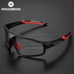 Outdoor Eyewear ROCKBROS Bike Sunglass Pochromic Polarized Glasses Sports Men's Women Sunglasses MTB Road Bicycle Eyewear Protection Goggles 230608
