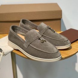 Designer-Schuhe LP Herren- und Damen-Slipper, flach, niedrig geschnitten, Wildleder, Rindsleder, Oxfords, Freizeitschuhe, Mokassins, Loafer, Slip-Turnschuhe, Kleidschuhe, Größe 35–45