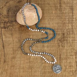 Pendant Necklaces KELITCH Stone Beads Charm Friendship Strand Buddha Necklace Women Fashion Couple Jewelry Accessories Wholesale