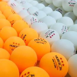 Table Tennis Raquets Huieson 30100 Pcs 3 Star 40mm 28g Balls Ping Pong for Match Material ABS Plastic Training 230608