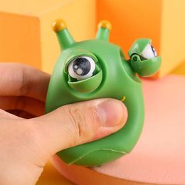 Green-eyed caterpillars burst and squeeze adult children's stress relief toys