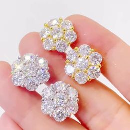 Passed Test 5mm Moissanite Earrings Diamond Charm Jewellery S925 Silver Men and Women Classic Earrings