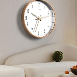 Wall Clocks Digital Clock Battery Operated Nordic Design Classic Wooden Living Room Vintage Reloj Pared Decoration Items