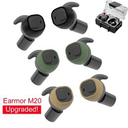Taktyczne słuchawki Earmor M20 MOD3 Zestaw słuchawkowy elektroniczne anty-nie-szumu zatyczki do uszu szumów do strzelania do ochrony słuchu 230608