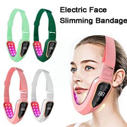 Face Care Devices 1pcs Massager LED Pon Therapy Slimming Cheek Chin Double Vibration Lift Vshaped L7U5 230608