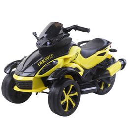 Children's Electric Motorcycle Boys Tricycle Electric Car Baby Dual Drive Motorbike for Kids Ride on Car Electric for Kid