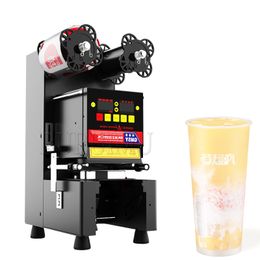Cup Sealer Cup Sealing Machine Full Automatic Bubble Tea Machine For 9.5/8.8CM PP/PE/Paper Milk Tea Cup Boba Tea Machine