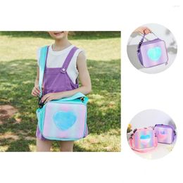 Dinnerware Sets Lunch Bag Bright-colored Picnic With Shoulder Straps Keep Tidy Useful Creative Laser Pretty Delivery