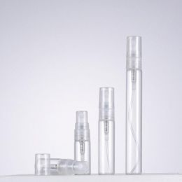 Clear Sample Glass Cosmetic Bottle 2ml 3ml 5ml 10ml Refillable Perfume Spray Bottles Gqxso