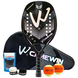 Tennis Rackets Camewin sports ball racket 3K carbon fiber beach outdoor 230608