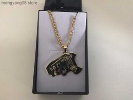 Pendant Necklaces Customised Necklace with Car Cartoon Custom Truck Pendant with Diamond DIY Name Necklaces Style Chain for Men Birthday's Gifts T230609