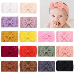 Candy Color Baby Headband Bow Elastic Soft Newborn Headbands for Baby Girl Children Turban Infant Kids Hair Accessories