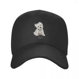 Ball Caps Sweet West Highl White Terrier Dog Baseball Cap Women Men Breathable Westie Puppy Dad Hat Streetwear Snapback