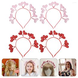 Bandanas Love Headband Girl Decor Party Props Wedding Hair Clasp Heart Headbands Valentines Headdress