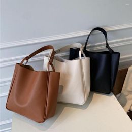 Evening Bags Vegan PU Leather Crossbody Women Luxury Designer Simple Fashion Shoulder Bag Female Large Capacity Vintage Shopping