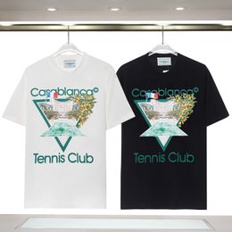 Herren T-Shirt Casablancc Designer für Männer Damen Hemden Mode T-Shirt mit Buchstaben Casual Sommer Kurzarm Mann T-Shirt Frau Kleidung Asiatische Größe S-XXXL