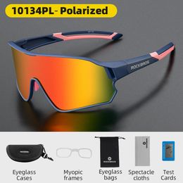 Outdoor Eyewear ROCKBROS Cycling Sunglasses for Men Women's Bike Glasses UV400 MTB Glasses Bicycle Goggles Cycle Glasses PolarizedPochromic 230608