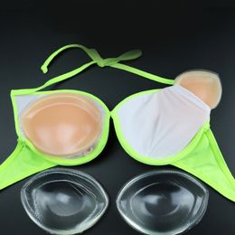 Breast Pad 2pcs=1Pair Silicone Bra Gel Pads Inserts Breast Enhancer Push Up Breast Bikini Removeable Bra Pads for Women Sexy Invisable Bra 230608