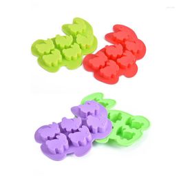 Baking Moulds 6-Cavity Happy Easter Cute 3D Shaped Silicone Cake Fondant DIY Mold