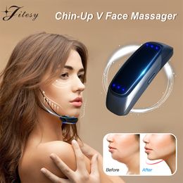 Face Care Devices ChinUp V Massager for EMS Lifter Beauty Device Double Chin Remover Electric VLine Up Facelift Shaper Belt 230608