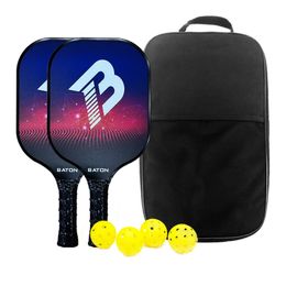 Tennis Rackets Pickleball Paddles Usapa Pro Racquet Carbon Fibre Face Professional Pickleballs Paddle Set For Outdoor Playing 230608