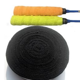 Sweatband 1 Roll 10 m Anti slip Towel Badminton Grip Self adhesive Sweat Band Tennis Overgrip Wrap For Racket Fishing Rod Sport Tape 230609