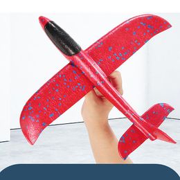 Party Favour Light Foam Plane Launcher Aeroplanes Glider Hand Throw Catapult Toy For Kids Guns Aircraft Shooting Game Gifts