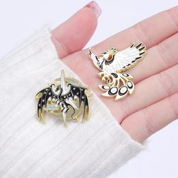 Brooches Pins for Women Fashion Brooch Pins Clips Monster Vintage for Dress Cloths Bags Decor Enamel Jewelry Badge Wholesale Animal