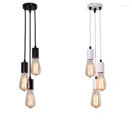 Pendant Lamps Retro LED Lamp For Dining Room Kitchen Bedroom Foyer Indoor Vintage Chandelier Hanging Lighting Fixture Corridor