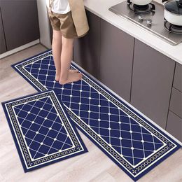 Carpet Kitchen Rug Geometric Household Printed Anti-slip Resistant Carpet Bedroom Living Room Long Strip Floor Mat Home Decor R230607