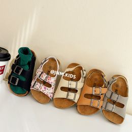 Sandalen Kinderkörpern Cork Pantoffeln Kinder Sommer Jungen Mädchen Slipper Baby Beach Girl School 230608