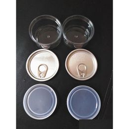 Cell Phone Cases 3.5 Jar Tin Cans Bottle Clear Pet 100Ml 65X3M Plastic Kitchen Storage Containers Flowers Aluminium Lid Hine Close Se Dh1Lt