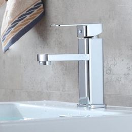 Kitchen Faucets LASO Deck Mount Water Basin Mixer Taps Polished Chrome Lavatory Sink Cold Bathroom Faucet 20 Cm