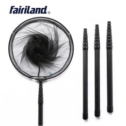 Fishing Accessories 1.8-3.45m High Quality Carbon Fishing Net Fish Landing Hand Net Foldable Collapsible Telescopic Pole Handle Fishing Tackle 230608