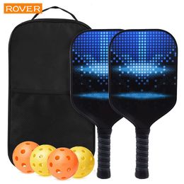 Tennis Rackets Pickleball Paddle Top Selling Carbon Fibre Balls 18k Compliant 16MM Items Cricket Paddles 230608