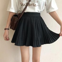 Skirts Women Short Skirt Summer Mini Cloud Fluffy Female White High Waist Thin Cute A Line Black Harajuku Sexy Gothic Y2k