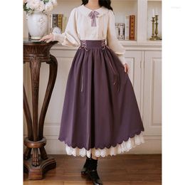 Work Dresses Two Pieces Set For Women Vintage College Style Lolita Kawaii Preppy School Girl Short Sleeve Tops Skirt Summer Suit Party