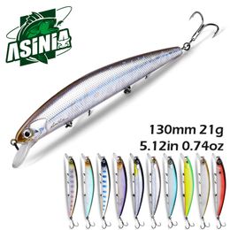 Baits Lures ASINIA 13cm 21g SP depth1.8m Top fishing lures Wobbler hard bait quality professional minnow for fishing tackle 230608