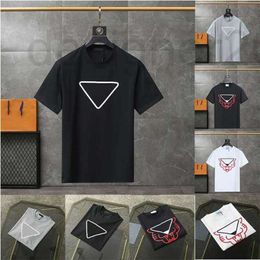 Men's T-Shirts Designer Mens tshirt women tops design T-Shirt Summer ladies shirts Top pullover Short Sleeve Tee breathable couple solid Colour loose Tees size XS-L W9NJ