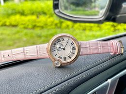 Women diamond inlay Watch quartz Automatic Mens Watches Bezel Stainless Steel 33mm watch