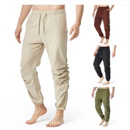 Men's Pants Spring Summer Men Large Size Casual Green Khaki Cotton Drawstring Stretch Jogger Loose Trousers Boys 3xl