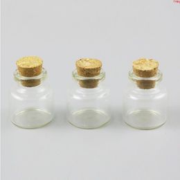 50 X 8ml Small Cute Clear Glass Bottles Vials With Cork Corks Stopper Decorative Corked mini Bottle For Pendantshigh qty Daomt