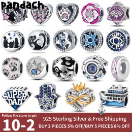 925 silver for pandora charms Jewellery beads Pendant women Bracelets bead Original Round Heart Pattern Charm