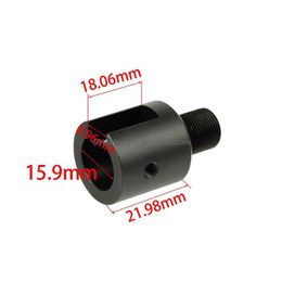 Others Tactical Accessories Aluminium Ruger 1022 10 22 Muzzle Brake Adapter 1 2X28 5 8X24 750 Barrel End Thread Protector Combo 2214O