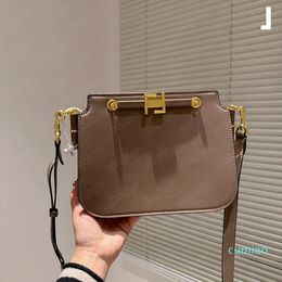 2023-Designers Cowhide Underarm Bags Luxury Shoulder Bag For Women Trend Fitness Magnetic Buckle Handbags Ladies Crossbody Tote Bumbags