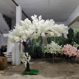 8FT hoher riesiger künstlicher Blumen-Landschaftskirschbaum für den Garten im Freien, der Bäume wünscht, Hochzeit, Leitfaden, Requisiten, Dekoration