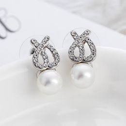 Stud Earrings ER-00416 Luxury Designer Jewelry Allergy-free Fashion Pearl Bride And Bridesmaid Gift Modern Women Earings