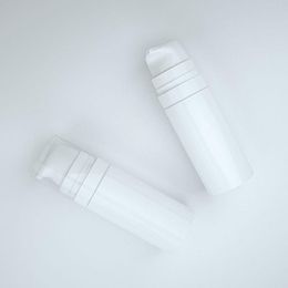 5ml 10ml 15ml 48pcs/lot White Empty PP small sample airless bottle vacuum pump lotion used for Cosmetic Containe Adrkf