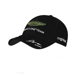 Ball Caps Wide Brim Hats 2023 Aston Martin F1 Team Alonso Greenfishing Hat Fisherman Cap for Boys/girls Summer Bucket Women Men's Green