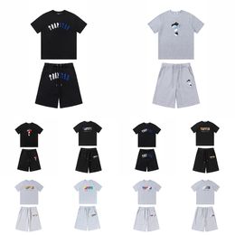 Trapstar London Suit Chest Towel Embroidery Mens T Shirt High Quality Casual Street Shirts For Men British Tshirts Brand Brands Suits Designer Tshirt Trapstars